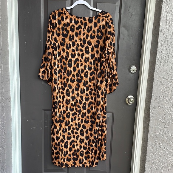 Leopard Print Long Cardigan - Picture 3 of 3